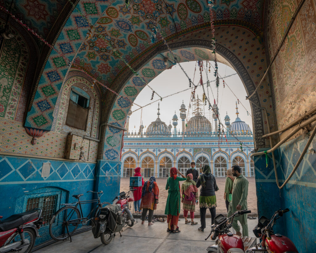 Pakistan women's tour visiting Jamia Masjid in Rawalpindi