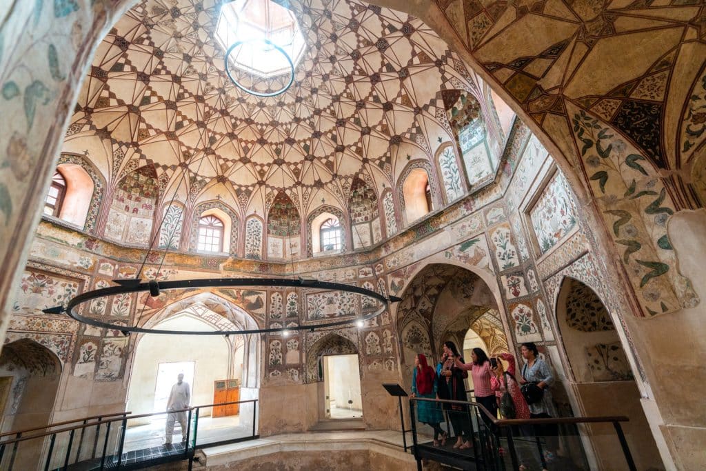 Women tour of Pakistan inside the Shahi Hammam in Lahore