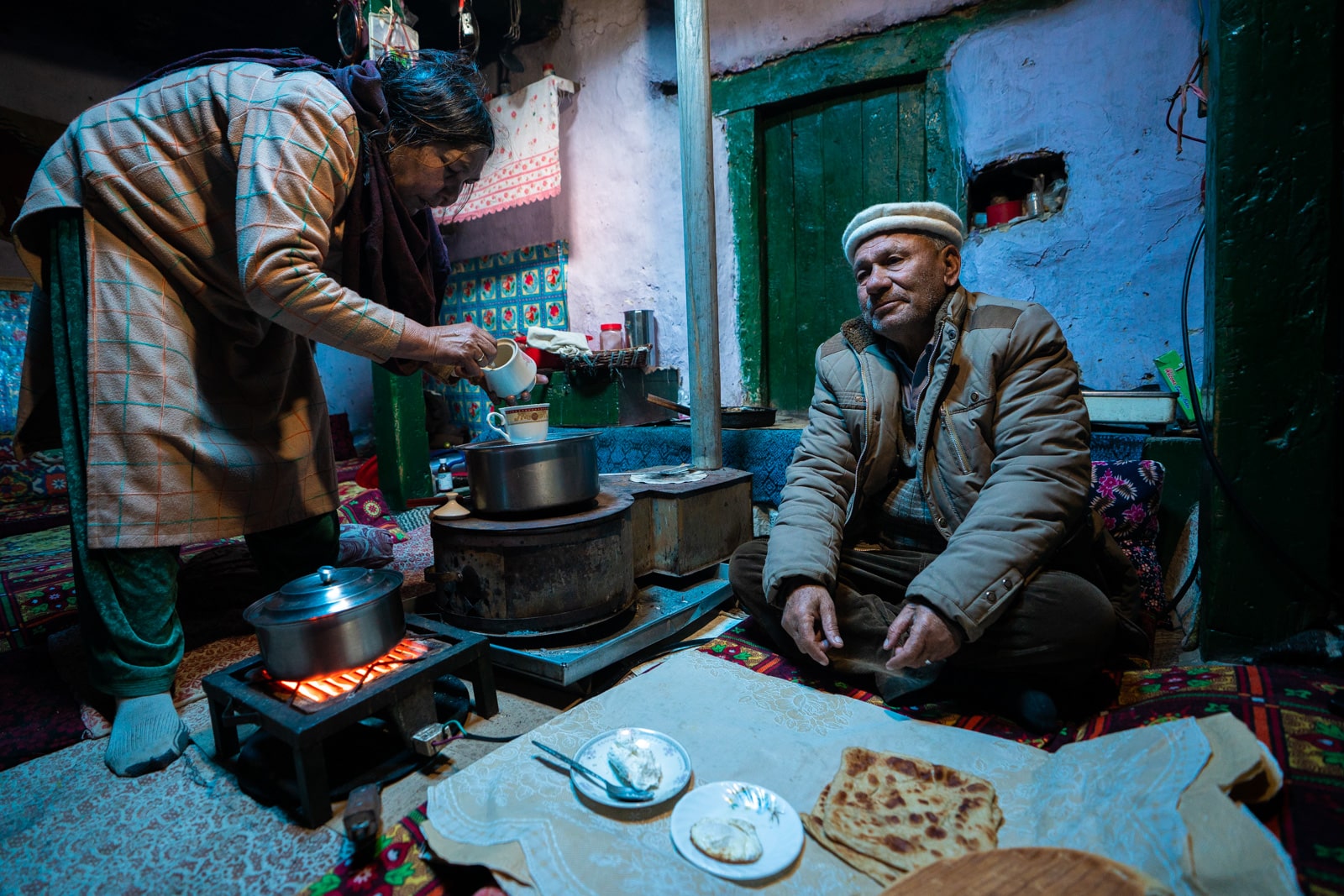 Local family in Misgar, Pakistan