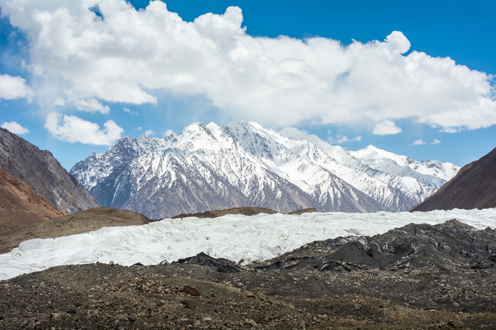 Glacier in Shimshal Valley, Pakistan