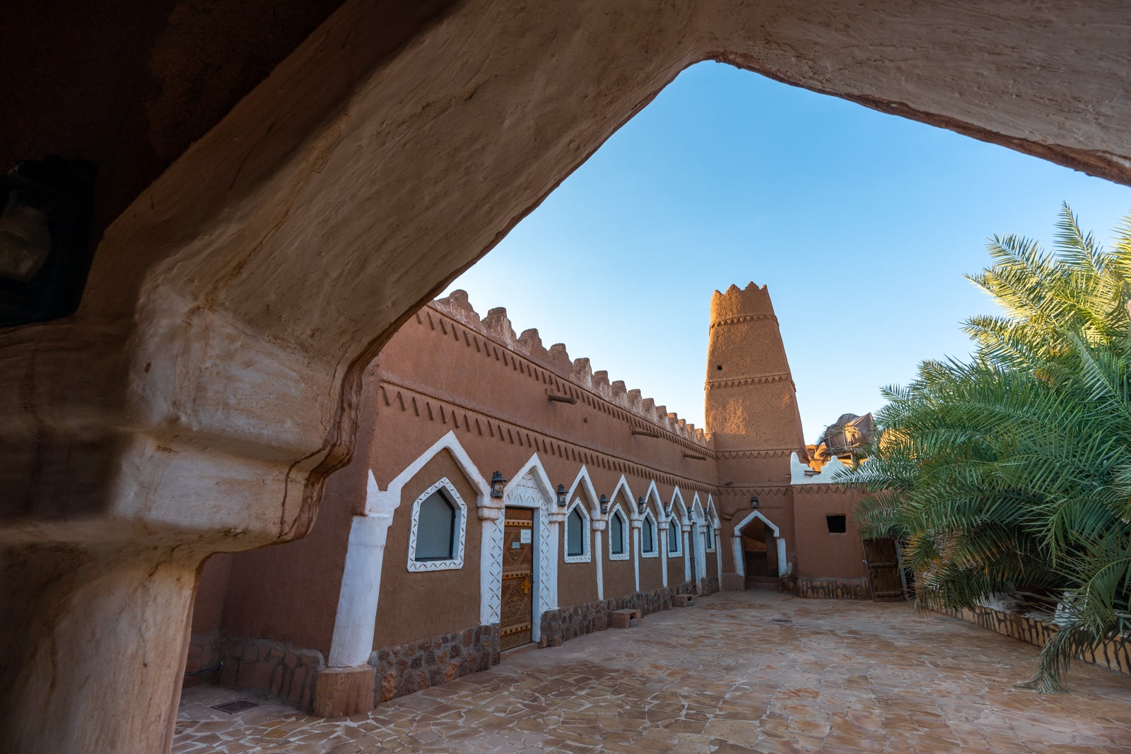 Mosque in Ushaiger village, Saudi Arabia