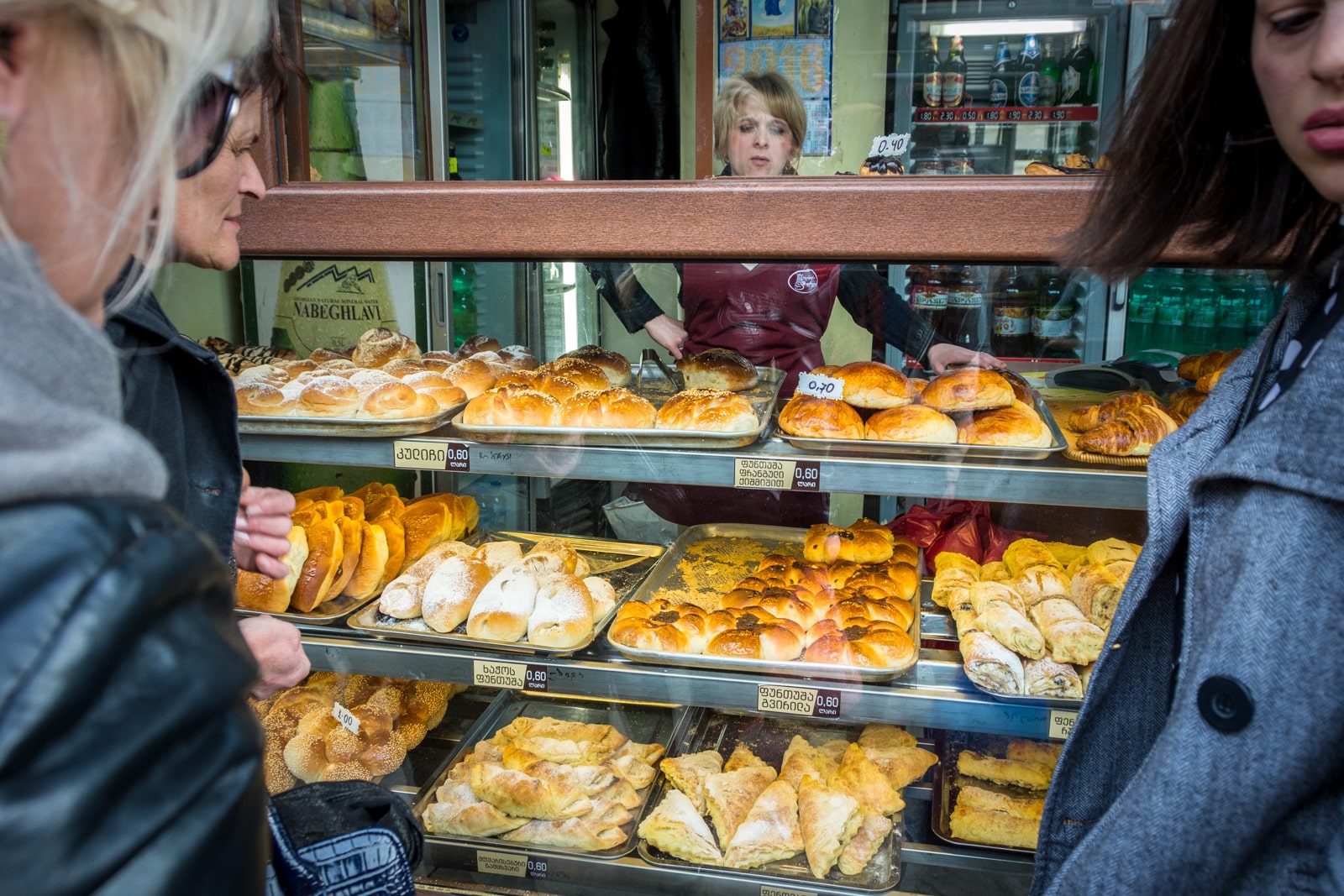 Georgian pastries for sale in Tbilisi, Georgia