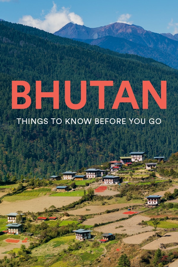 Traveling to Bhutan? This travel guide has all the tips you need to plan your trip to Bhutan. Includes advice on what to wear in Bhutan, religion and culture in Bhutan, how much it costs to travel in Bhutan, information on visas in Bhutan, and more. Click through to learn what you need to visit Bhutan. #Bhutan #Travel #TravelGuide