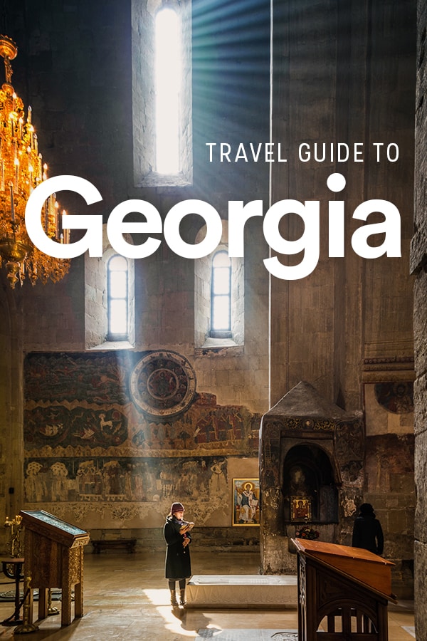Planning a trip to Georgia? (The country, not the state!) This Georgia travel guide has everything you need to know to plan a trip to Georgia including visa information, best time to visit, cultural tips, costs of travel, and more. Click through to learn everything you need to know for travel in Georgia! #caucasus #Georgia #travelguide