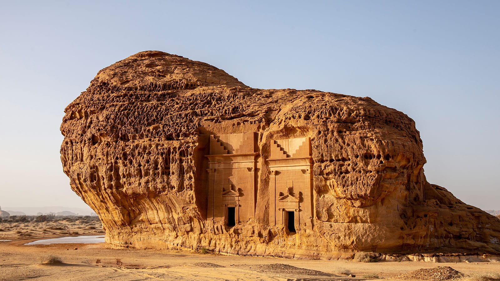 Nabatean tombs at Al Ula, Saudi Arabia
