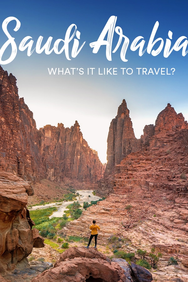 What is it like to travel in Saudi Arabia? Here is what I experienced as a female traveler independently traveling in Saudi Arabia. Click through to see what it was like, it's not quite what you'd expect! #SaudiArabia #MiddleEast #Travel