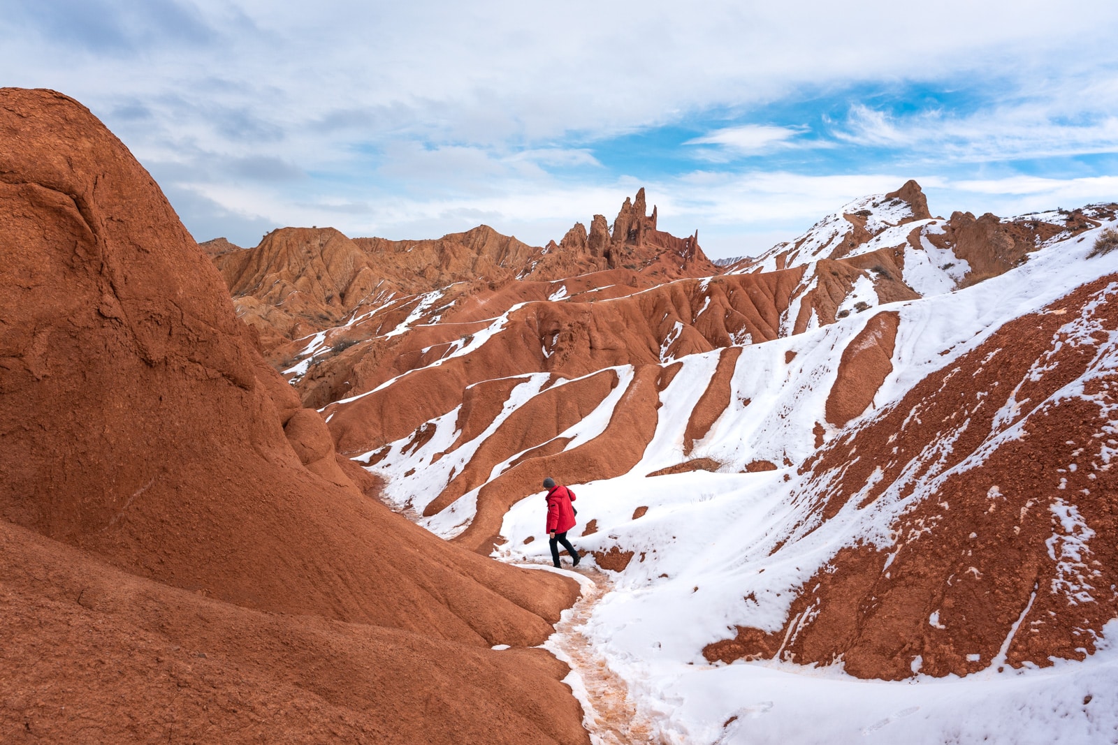 Hiking in Skazka canyon, Kyrgyzstan