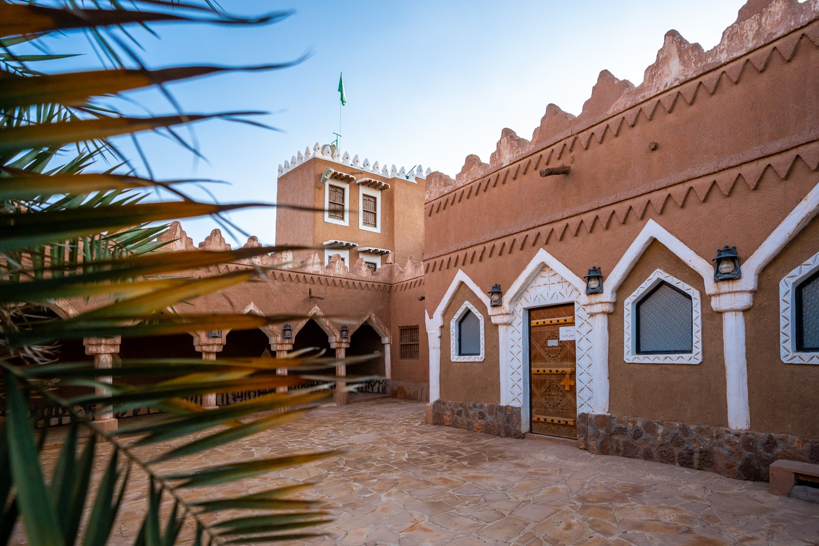 Mosque in Ushaiger heritage village, Saudi Arabia