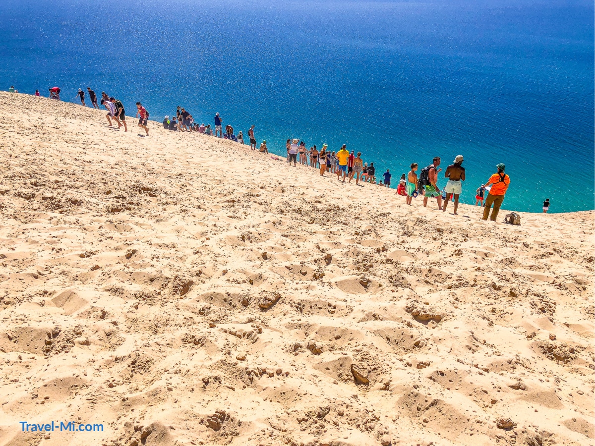 The Dune Climb in Sleeping Bear Dunes, Michigan