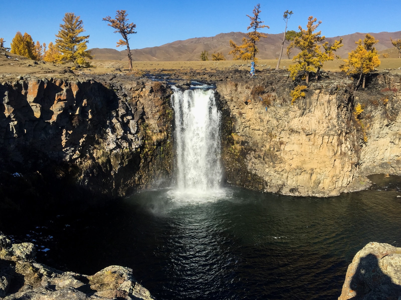 Waterfall in the Gobi