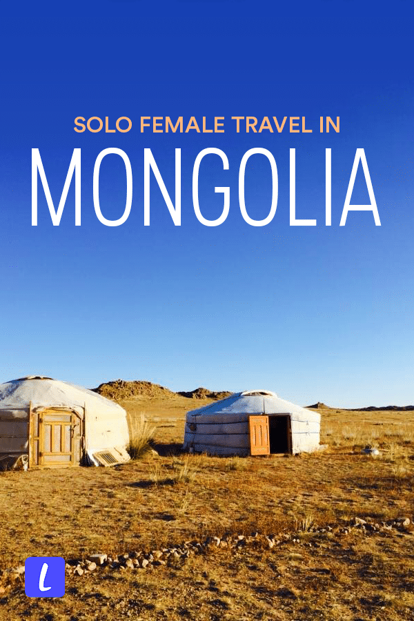 Solo female travel in Mongolia isn't as crazy as it might sound! This female travel guide to visiting the Gobi Desert in Mongolia has everything you need to plan your trip, including tips on best places to stay in Ulaanbaatar, how to book a tour to the Gobi Desert, what to expect, best time to travel to Mongolia, and more. Click through for a female travel guide to Mongolia.
