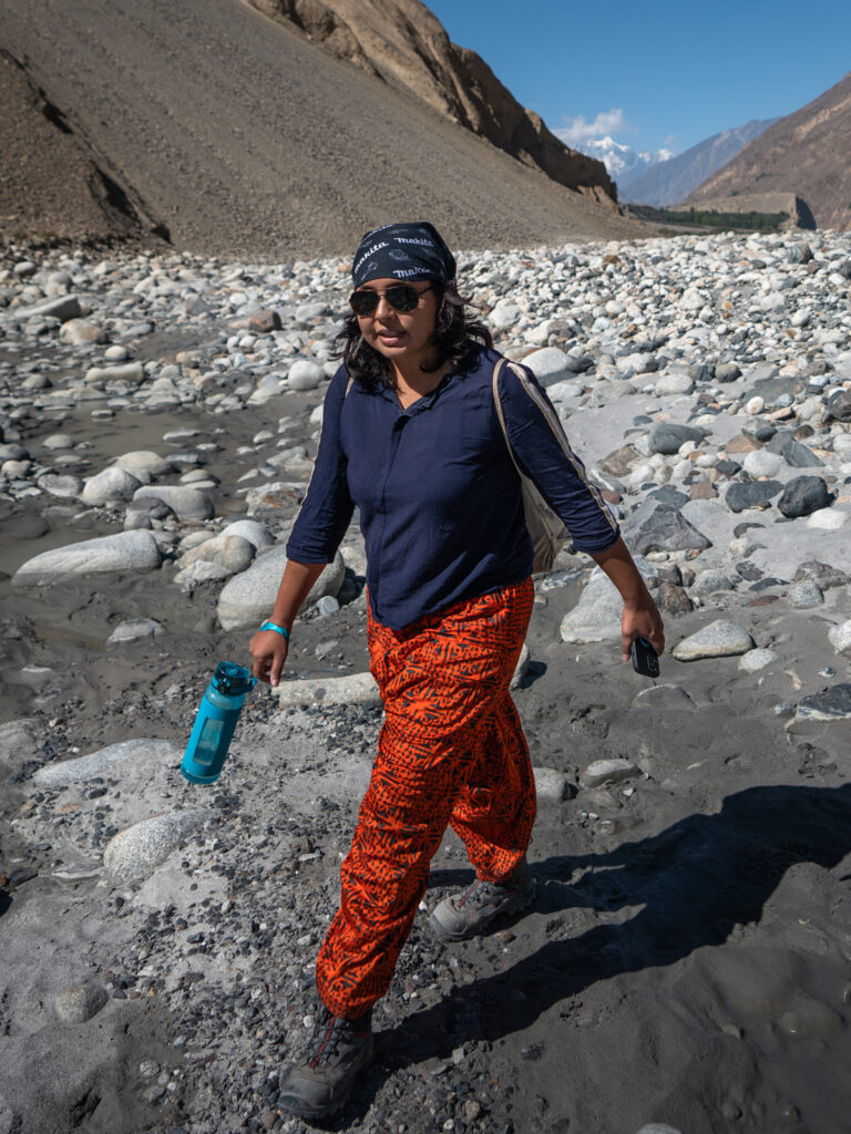 Aneeqa Ali, a Pakistani female tour guide on our Pakistan women's tour